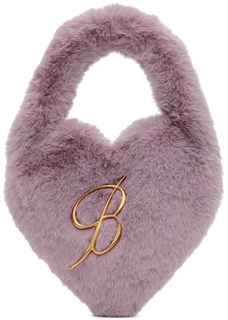 Пурпурная сумка-сердечко Blumarine