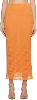 Оранжевая длинная юбка Nova CAMILLA AND MARC
