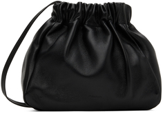 Черная маленькая резиновая сумка Jil Sander