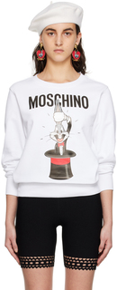 Белая толстовка Bugs Bunny Moschino