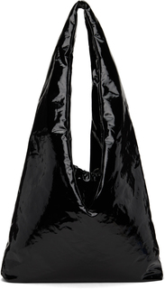 Черная сумка через плечо среднего размера с якорем KASSL Editions