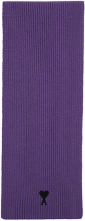 Пурпурный шарф Ami de Cœur AMI Alexandre Mattiussi
