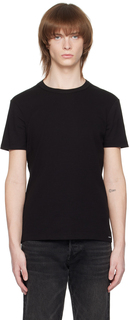 Черная футболка с круглым вырезом TOM FORD