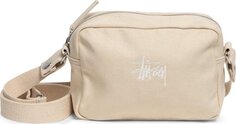 Сумка Stussy Canvas Side Pouch Natural, кремовый