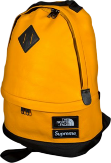 Сумка Supreme x The North Face Leather Day Pack Yellow, желтый