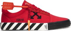 Кроссовки Off-White Vulc Low Top Red, красный