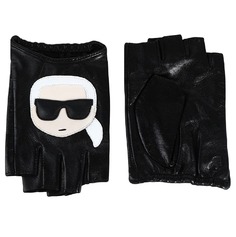 Перчатки без пальцев Karl Lagerfeld, черный