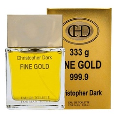 Туалетная вода для мужчин Christopher Dark Fine Gold 100 мл