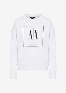 Толстовка без капюшона Armani Exchange, белый