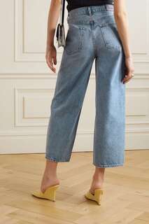 GOLDSIGN укороченные широкие джинсы The Storey с высокой посадкой, деним