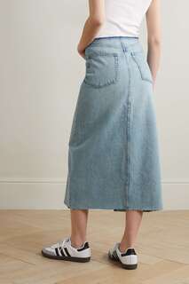 RAG &amp; BONE джинсовая юбка миди Clara, синий