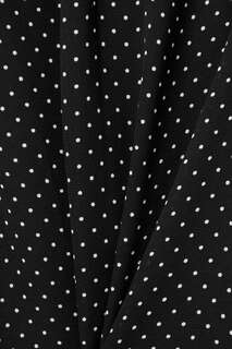 REFORMATION шифоновое платье макси в горошек Midleton с открытой спиной, черный