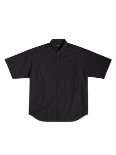 Рубашка с коротким рукавом Crypto Balenciaga, черный