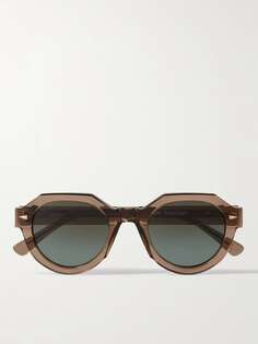 Солнцезащитные очки Marcadet в шестиугольной оправе из ацетата Ahlem, коричневый