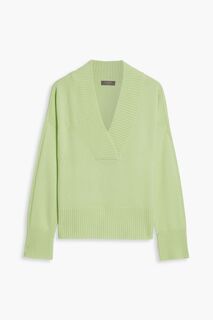 Кашемировый свитер N.Peal, зеленый