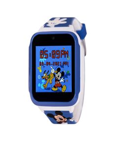 Унисекс Смарт-часы Disney с Микки Маусом, игривый, мульти-силиконовый ремешок, сенсорный экран, 41,5 мм ewatchfactory
