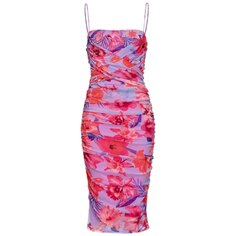 Платье миди Pinko WoCasual Dresses Stam Retinaed Sleeveless, разноцветный