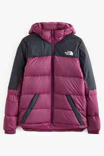 Пуховик Arctic Diablo с капюшоном The North Face, красный