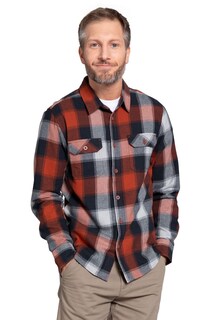 Мужская фланелевая рубашка с длинным рукавом Trace Mountain Warehouse, оранжевый
