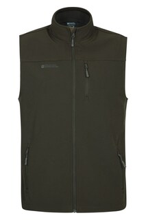 Grasmere Мужская водонепроницаемая куртка без рукавов на флисовой подкладке Mountain Warehouse, хаки