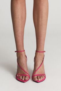 Кожаные сандалии Adela Reiss, розовый