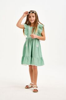 Серое платье Джейн Nicole Miller, зеленый