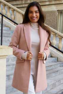 Приталенное пальто с застежкой на одну пуговицу Friends Like These, розовый