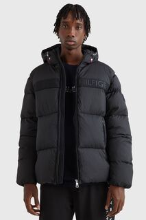 Черный пуховик High Loft Tommy Hilfiger, черный