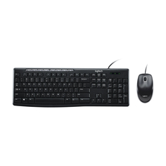 Комплект периферии Logitech MK200 (клавиатура + мышь), черный
