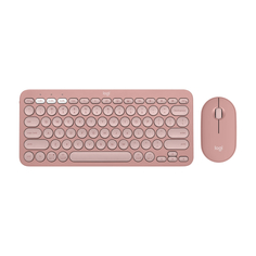 Комплект периферии Logitech PEBBLE 2 (клавиатура + мышь), розовый