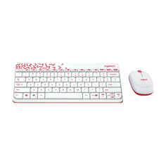 Комплект периферии Logitech MK240 Nano (клавиатура + мышь), белый