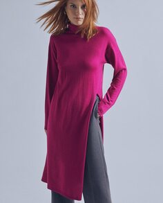 Длинный женский свитер с разрезом сбоку Lola Casademunt, фиолетовый