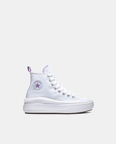 Повседневные кроссовки для девочек на платформе Chuck Taylor All Star Move Converse, белый