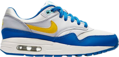 Кроссовки Nike Air Max 1 GS &apos;Signal Blue Amarillo&apos;, кремовый
