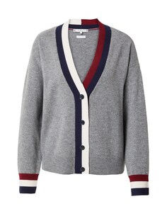 Вязаный кардиган TOMMY HILFIGER, пестрый серый