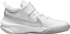 Кроссовки Nike Team Hustle D10 PS &apos;White Metallic Silver&apos;, белый