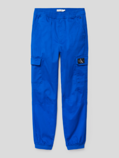 Брюки-карго с лейблом, модель CARGO PANTS Calvin Klein Jeans, синий