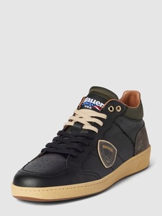 Кожаные кроссовки с нашивкой-логотипом модели &quot;MURRAY&quot; Blauer USA, черный