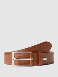 Кожаный ремень с пряжкой Lloyd Men&apos;s Belts, коньячный цвет