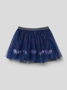 Мини-юбка с эластичным поясом Happy Girls, темно-синий