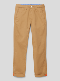 Обычные брюки узкого кроя с окантовочными карманами сзади Scotch &amp; Soda, песочный
