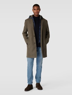Пальто со съемным капюшоном Roy Robson, коричневый