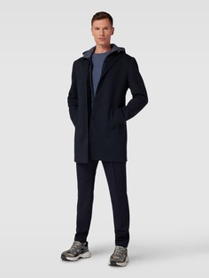 Пальто со съемным капюшоном Roy Robson, темно-синий