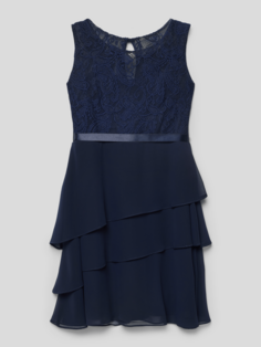 Платье с кружевной отделкой G.O.L., темно-синий Гол