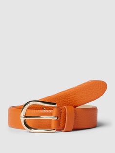 Ремень кожаный с пряжкой модель &quot;Адра&quot; Weinmann, оранжевый