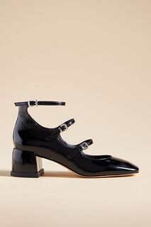 Туфли на каблуках Vicenza Mary Jane с тройными ремешками, черный Vicenza)