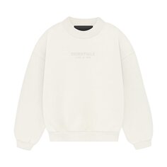 Детский свитер с круглым вырезом Fear of God Essentials Cloud Dancer