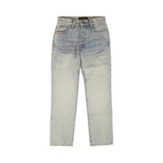 Укороченные прямые джинсы Amiri, цвет Синий