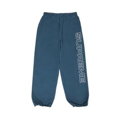 Спортивные брюки Supreme Spellout, темно-синие