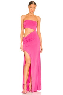 Платье NBD Lotte Gown, цвет Hot Pink